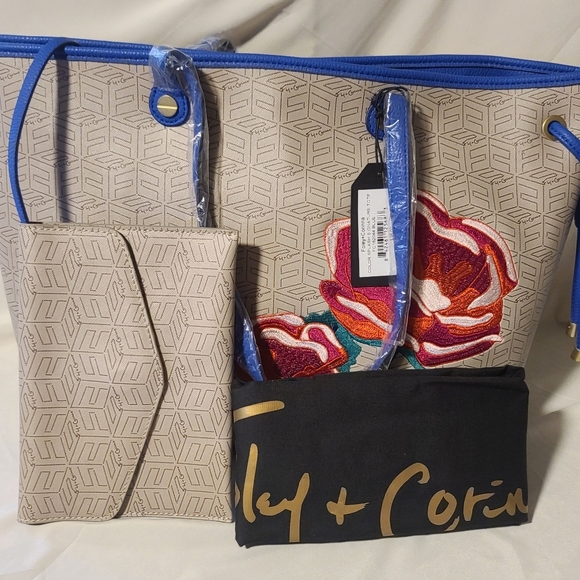 NWT Foley & Corinna Color Splash Tote & FC Signature - Picture 2 of 11